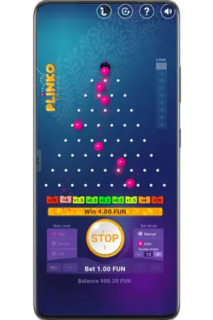 Plinko official App winning result